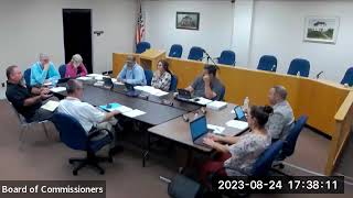 August 24 2023 Ogemaw County Committee of the Whole Meeting [upl. by Miksen]