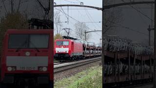 DB 189 025 comes through Hulten with Ford Puma Train [upl. by Niwle]