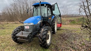 New Holland Td95D  280 cm mulcsozó [upl. by Nylrats]