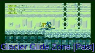 Sonic CD fanmade zone Glacier Glide Past [upl. by Rehpretsirhc]