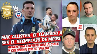 Sin Lionel MESSI ARGENTINA enfrenta a CHILE por las ELIMINATORIAS al MUNDIAL 2026  Exclusivas [upl. by Jessie]