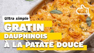 Gratin dauphinois à la patate douce ultra simple [upl. by Pelligrini504]