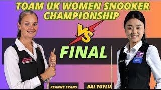 UK Women’s Snooker Championship 2024 Final Reanne Evans Battles Bai Yulu for the Crown  Duy Sno [upl. by Rebmat]