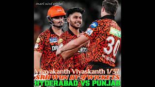 Vijayakanth Viyaskanth Bowling 🔥Srh Vs Pbks Impossible Yorker ipl 🥶😱💯 [upl. by Ahsieit]