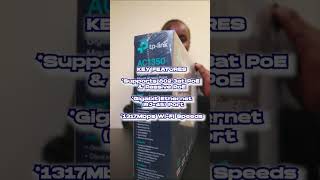 AC1350 Wireless MUMIMO Gigabit Ceiling Mount Access Point tplink tplinkaccesspoint unboxing [upl. by Einrae579]