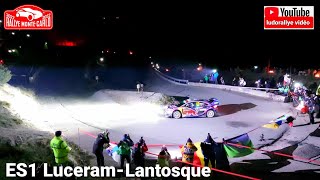 Rallye MonteCarlo 2022 ES1 LuceramLantosquecol St Roch [upl. by Nibram]