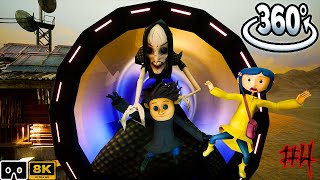 360° CORALINE  Wybies Sacrifice Through Secret Door 4  Scary VR 360º 8K Animation Film [upl. by Erehc207]