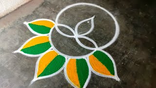 Diwali rangoli designs 2024diwali beautiful rangoli deepawali deepam mugguluSuper Amazingrangoli [upl. by Ciaphus210]