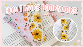 How To Make Bookmarks  Double Sided 📚✨ procreate tutorial for double sided bookmarks [upl. by Aba]