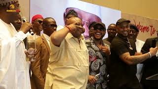 Gov Ademola Adeleke Special Dance At Champion Newspaper Awards Night [upl. by Selrac]