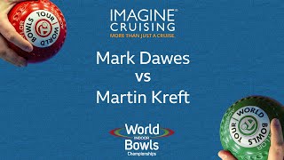 World Indoor Bowls Championship 2024 Mark Dawes vs Martin Kreft  Day 7 Match 4 [upl. by Hathaway448]