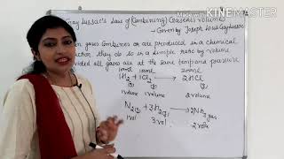 Gay lussacs law of gaseous volumes  class11 part  04lecture16 [upl. by Lenee]