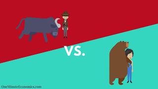 Bull and Bear Markets Bullish vs Bearish Explained in One Minute From Definition to Examples [upl. by Colin]