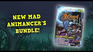 Wizard101  NEW MAD ANIMANCERS BUNDLE [upl. by Bate]