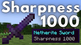 How To Get a SHARPNESS 1000 SWORD in Minecraft 121 [upl. by Idoj]