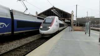 Departure of a TGV LYRIA POS at Marseille [upl. by Clorinde356]