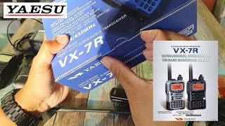 รีวิวจัดเต็ม YAESU VX7R ที่ได้มาแบบครบชุดเพียง 1500฿ [upl. by Ahsahs932]