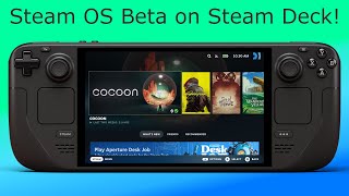 How to install the Steam OS Beta on your steam deck recording [upl. by Jeremias]