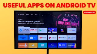 New Useful Android TV Apps You Must Try [upl. by Zsa]