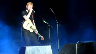 Ed Sheeran  Nina Live Manchester 2014 [upl. by Gnuj506]