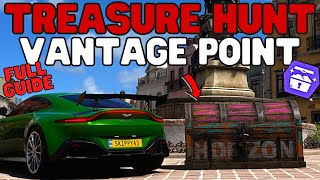 Forza Horizon 5How to complete treasure hunt VANTAGE POINTFULL GUIDE amp Chest location [upl. by Emiolhs830]