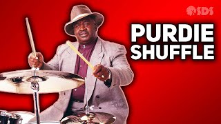 How To Drum  The Purdie Shuffle [upl. by Annoit]