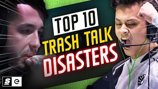 Top 10 Trash Talkers Who Got Destroyed [upl. by Atiuqihc604]