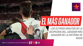 quotMÁS QUE SOÑADO GRACIASquot se despidió PONZIO el más ganador de la historia de RIVER [upl. by Katonah]