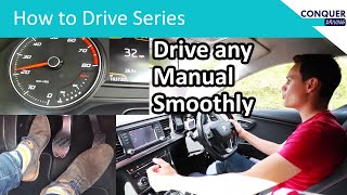 How to drive a manual car smoothly  works in every car [upl. by Zinck]