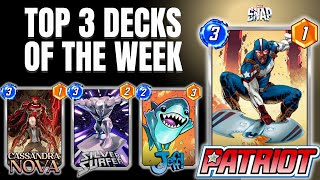 Top 3 Best Marvel Snap Decks to Dominate This Week  Weekly Meta Report 9 [upl. by Garreth904]