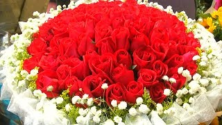 Enthusiasm for Valentines Day boosts floral business [upl. by Cordy]