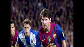 Los 4 goles de Lionel Messi al RCD Espanyol en la despedida de Pep Guardiola [upl. by Nesral660]