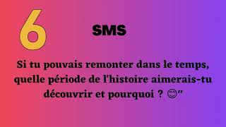 10 questions à poser à une fille pour draguer par sms en 2023 [upl. by Ailegna273]