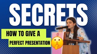 How to give a Perfect Presentation in OfficeCollegeSchool  Become a Star [upl. by Capone401]