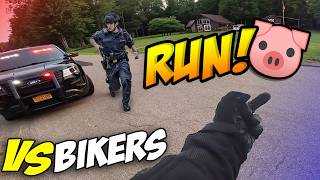 COPS VS BIKERS  MOTORCYCLE POLICE CHASE  Best Compilation 2024 [upl. by Terrell615]