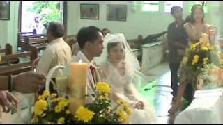 Wedding Ceremony Part III Candle Veil Cord amp Offertory  Redemptorist Church Cebu Philippines [upl. by Coltun]