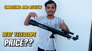 Unboxing Celestron Powerseeker 50AZ Telescope Hindi review  My new Telescope🔭🔥 [upl. by Harbard]