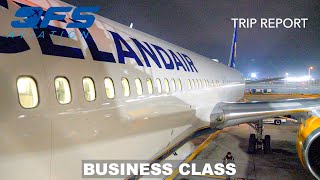 TRIP REPORT  Icelandair  767 300  New York JFK to Reykjavík KEF  Business Class [upl. by Ahsekam931]