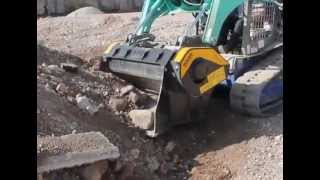 MB crushing and screening bucket  wwwmbcrushercom [upl. by Pascal]