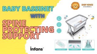 INFANS  Baby Bassinet Bedside Crib 👶 [upl. by Hauger]