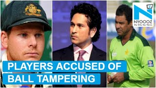 Ball Tampering Sachin Tendulkar to Wakar Yunis These Players Got Into Trouble  NYOOOZ TV [upl. by Colver654]