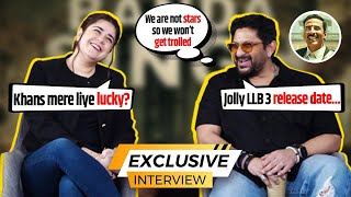 Arshad WarsiMeher Vij talk about Bandaa Singh Chaudhary controversy Jolly LLB 3 amp more [upl. by Aicelav]