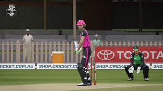 CRICKET 24  WBBL T20 LEAGUE  SYDNEY SIXERS VS MELBOURNE STARS  MATCH 1  SYDNEY SIXERS INNING [upl. by Duma]