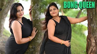 Saree Fashion  Saree Lover  Saree Sundori  Bong Saree  BONG FASHION  BLACK SAREE [upl. by Skylar]