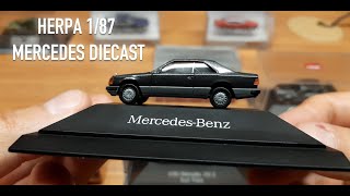 Herpa 187 Ölçek Diecast Model Mercedes İnceleme [upl. by Notnirb]