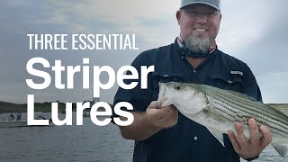 The 3 Most Effective Striper Lures [upl. by Sutelc968]