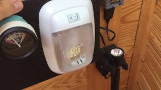 RV LED Interior Light Install  DIY [upl. by Strohbehn]