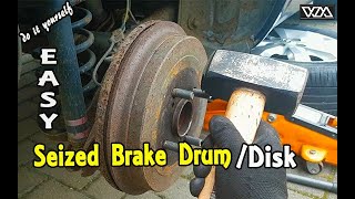 Seized HandbrakeSeized Brake PedalBrake DrumBrake disk [upl. by Iz]