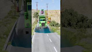 Garbage trucks vs giant pit part784 shortvideo beamngdrive shorts india truck usa garbage [upl. by Joceline]