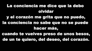 Gilberto Santa Rosa  la conciencia  letra [upl. by Anniahs]